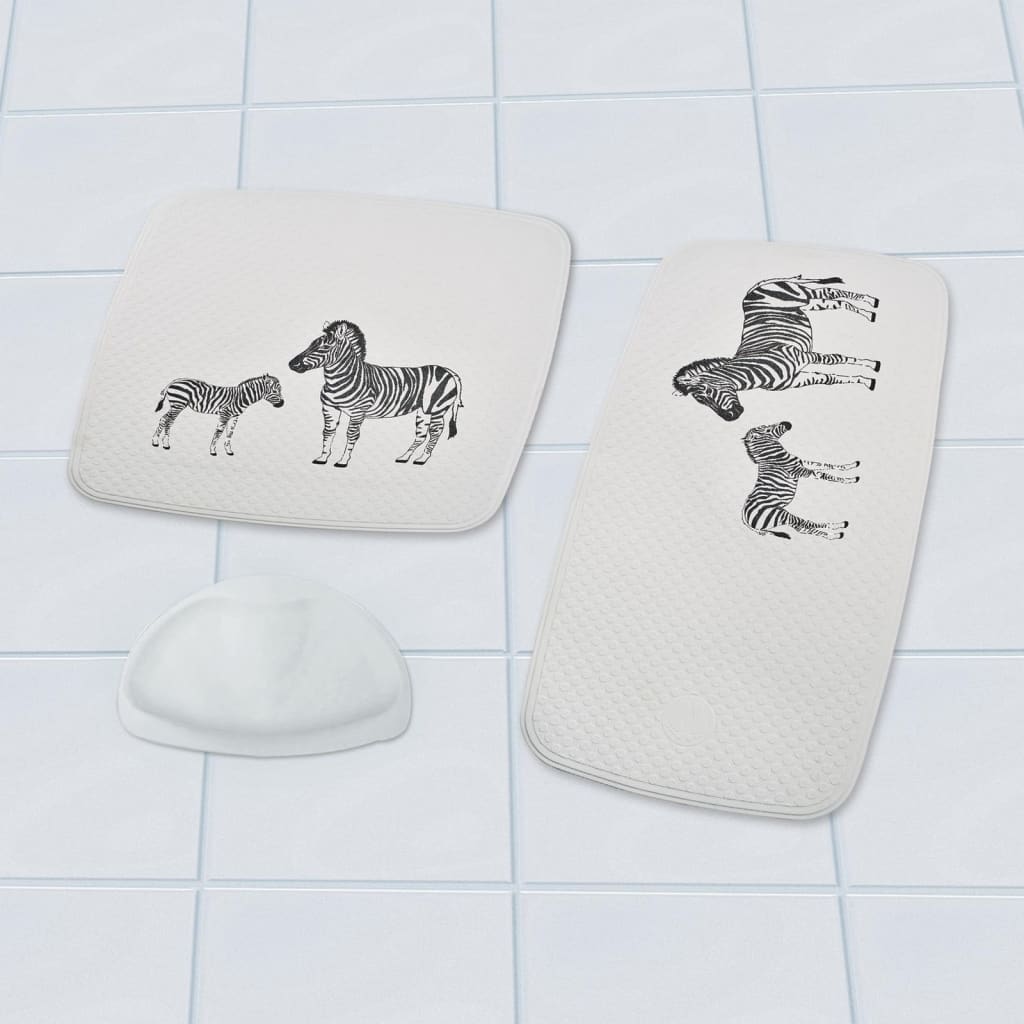 MAPPORE DI SCHEMA RIDDER ZEBRA 54X54 CM BIANCO E NERO
