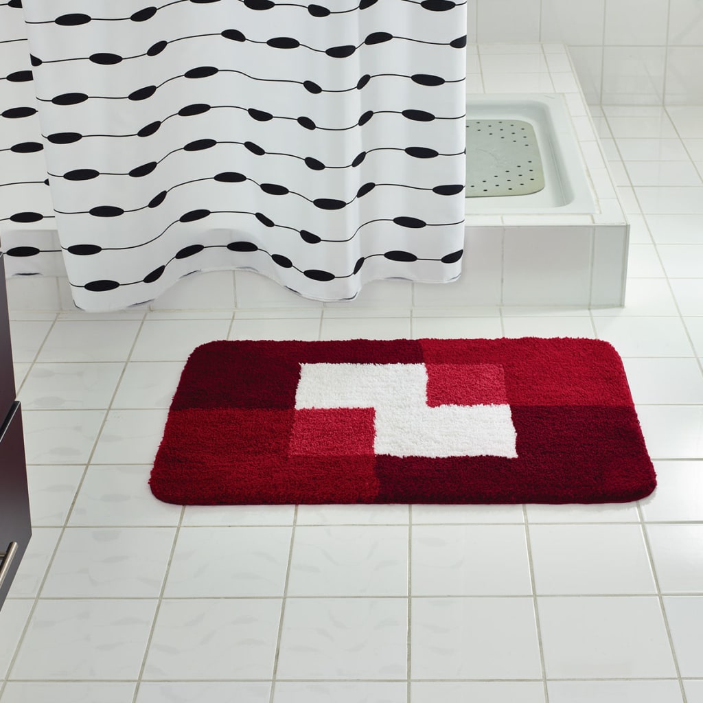 Kovanci za kopalniške preproge 60x90 cm rdeče 7103306