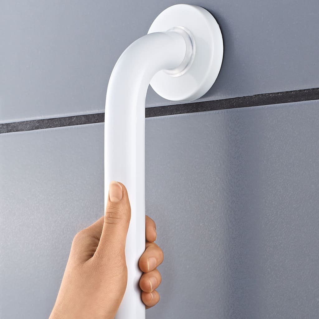 Manico del bagno Ridder da 30 cm in alluminio bianco A00130101
