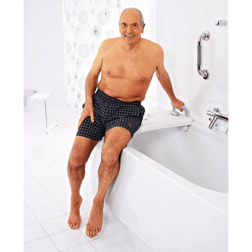 Sedile della vasca da bagno Ridder con manico bianco A0040101