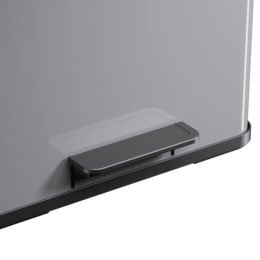 Hailo Öko Trioplus pedal bin 3x9l metallic gray