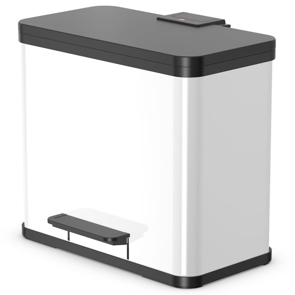 Hailo pedal bin oko trio plus size l 3x9 l white 0633-230