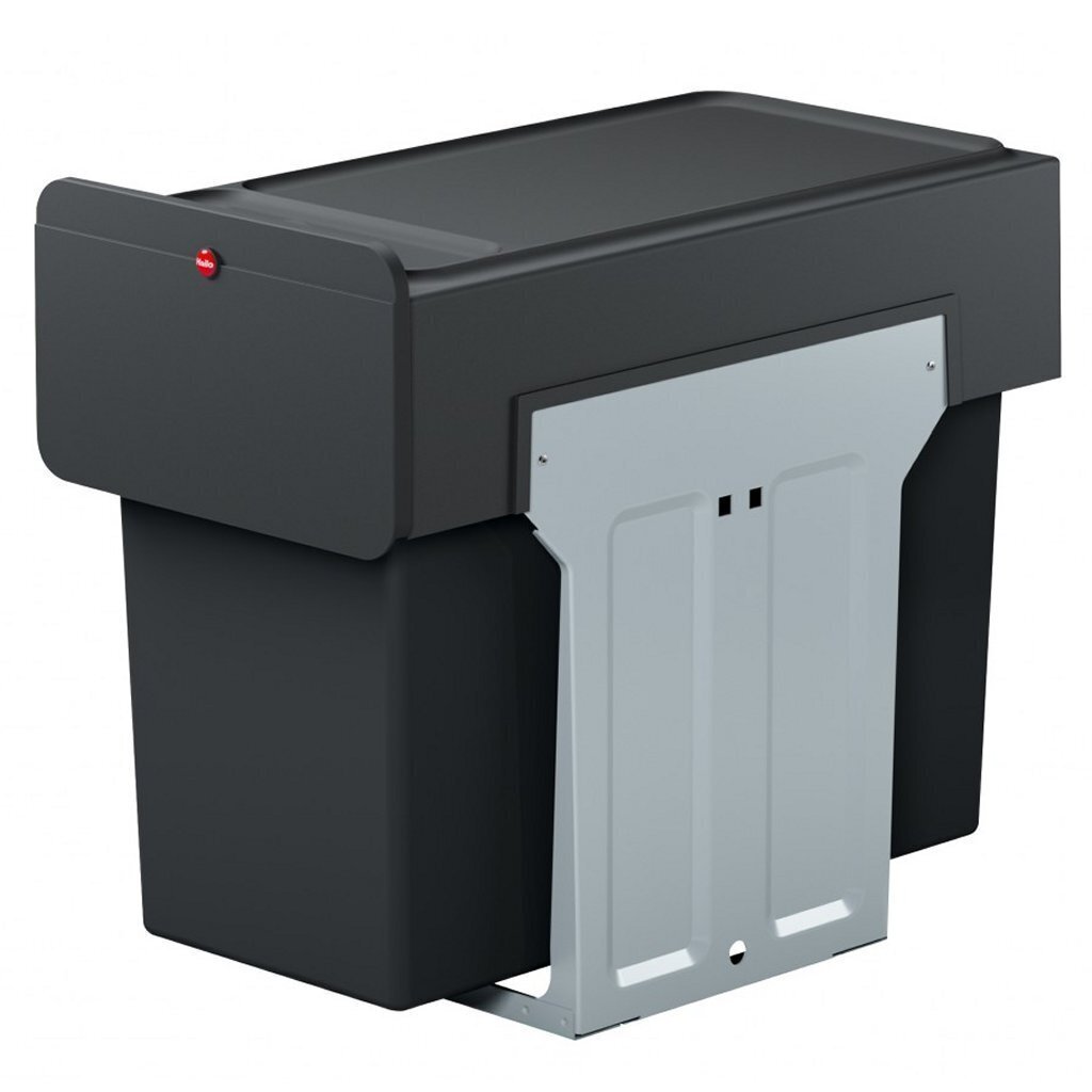 Hailo 0310-300 Ecoline Design Trio l Vestavěný odpad Biner 3x10L Black