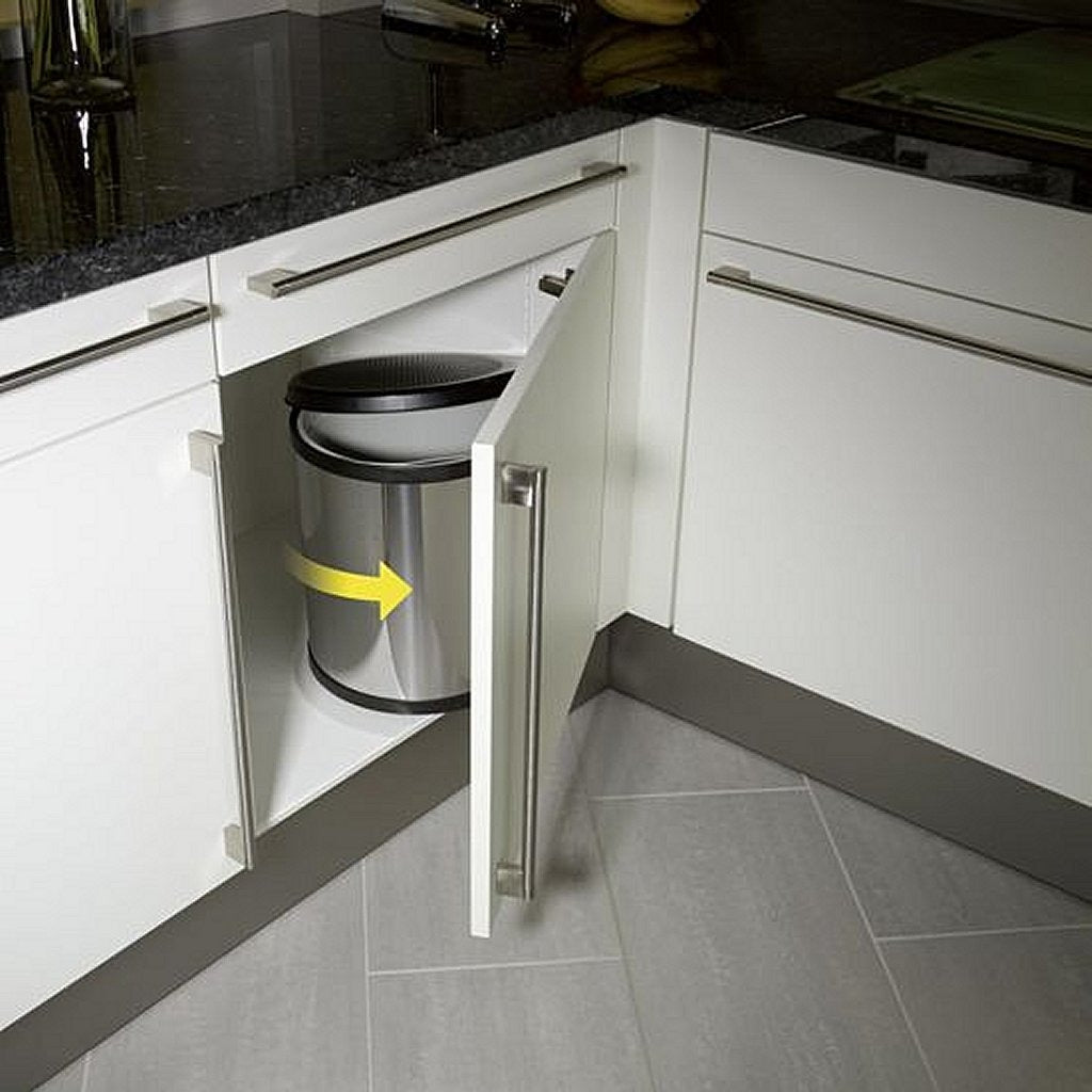 Hailo built-in waste bin Compact-box M 15 L stainless steel 3555-101