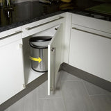 Hailo built-in waste bin Compact-box M 15 L stainless steel 3555-101