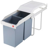 Hailo built-in waste bin Multi-box Duo size L 2x14 L Crème 3659-001