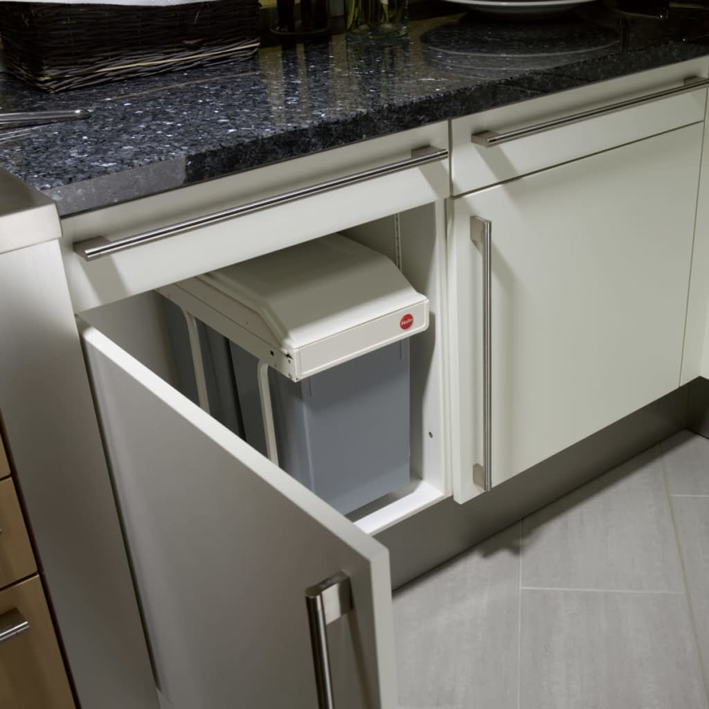 Hailo built-in waste bin Multi-box Duo size L 2x14 L Crème 3659-001