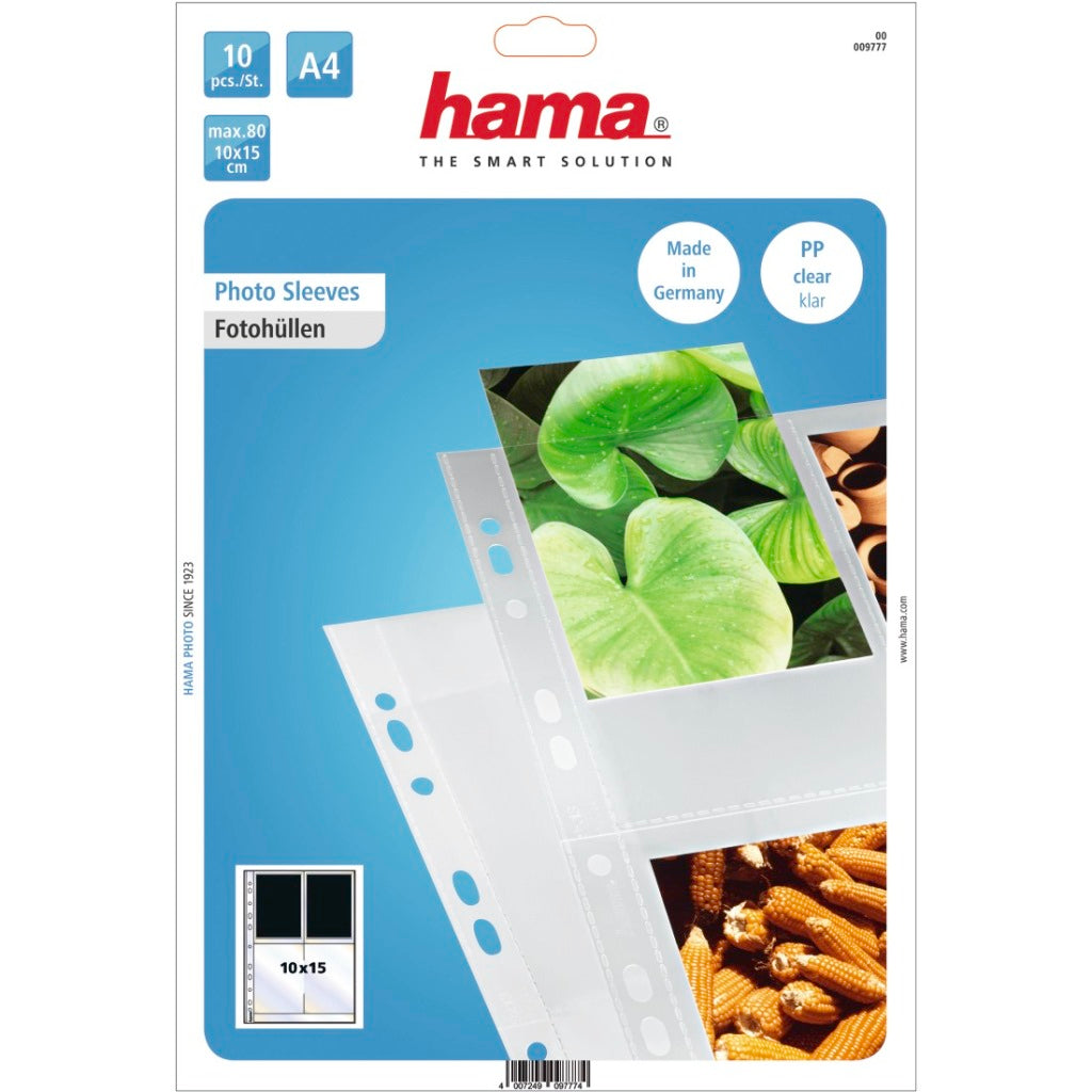 Hama Photo cubre 10x15cm A4 Transparente