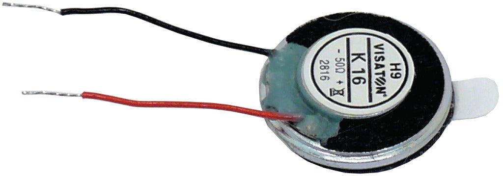 Visaton vs-k16 miniature loudspeaker 16 mm 50 ohm