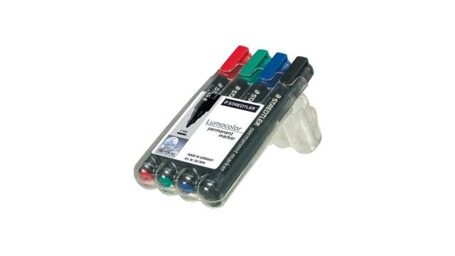 Staedtler set of 4 permanent marker markers