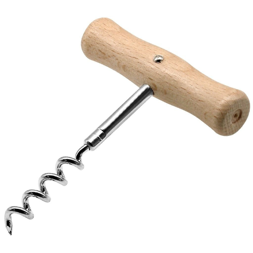 Fackelmann Basic Corkscrew 10,5 cm dřevěný chrom