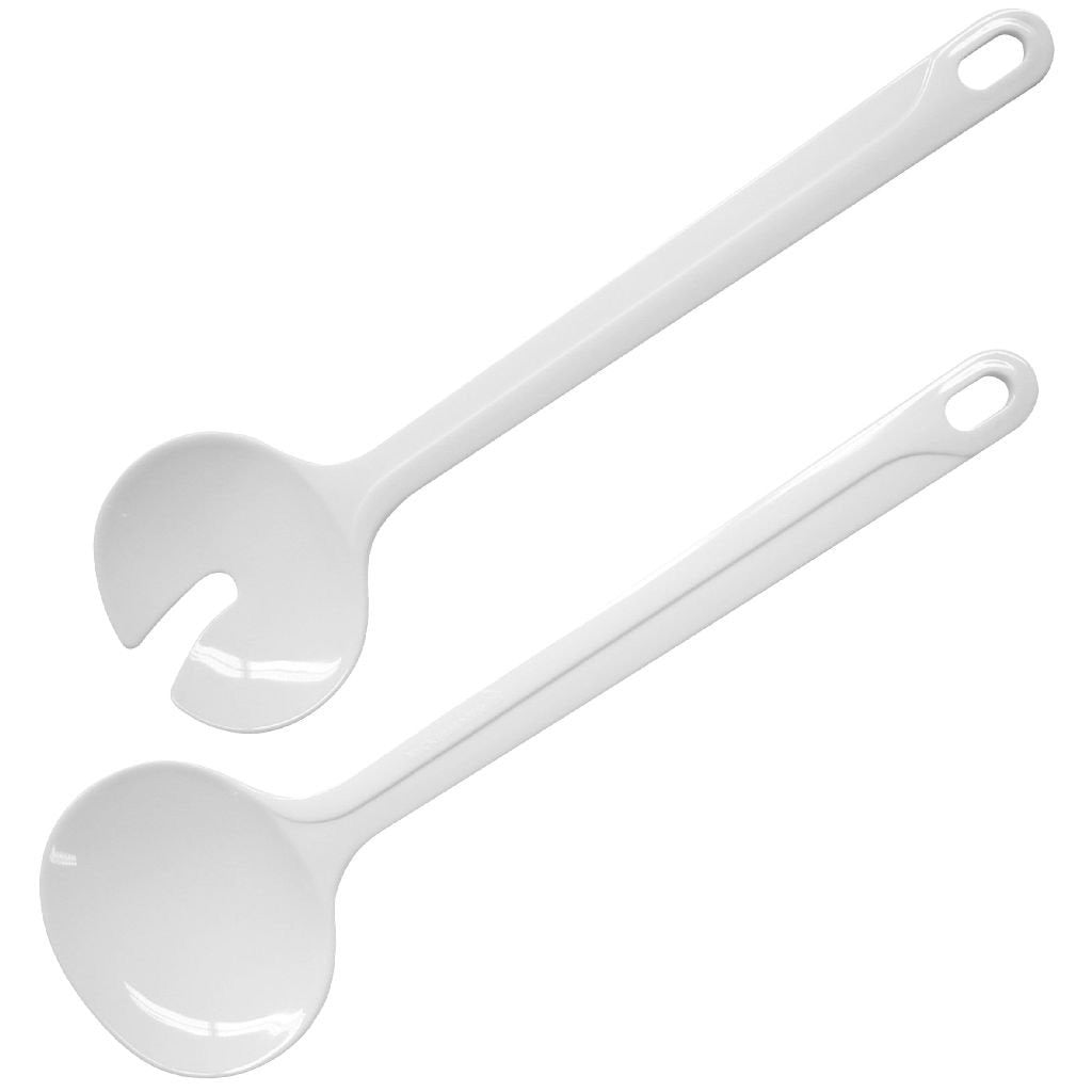 Fackelmann Basic Salát Set 26 cm bílý San Kunstof 2 kusy