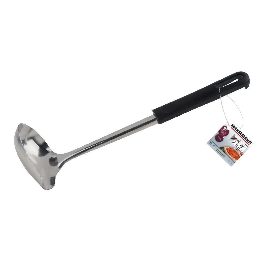 Fackelmann sauce ske 26 cm sort pp rustfrit stål