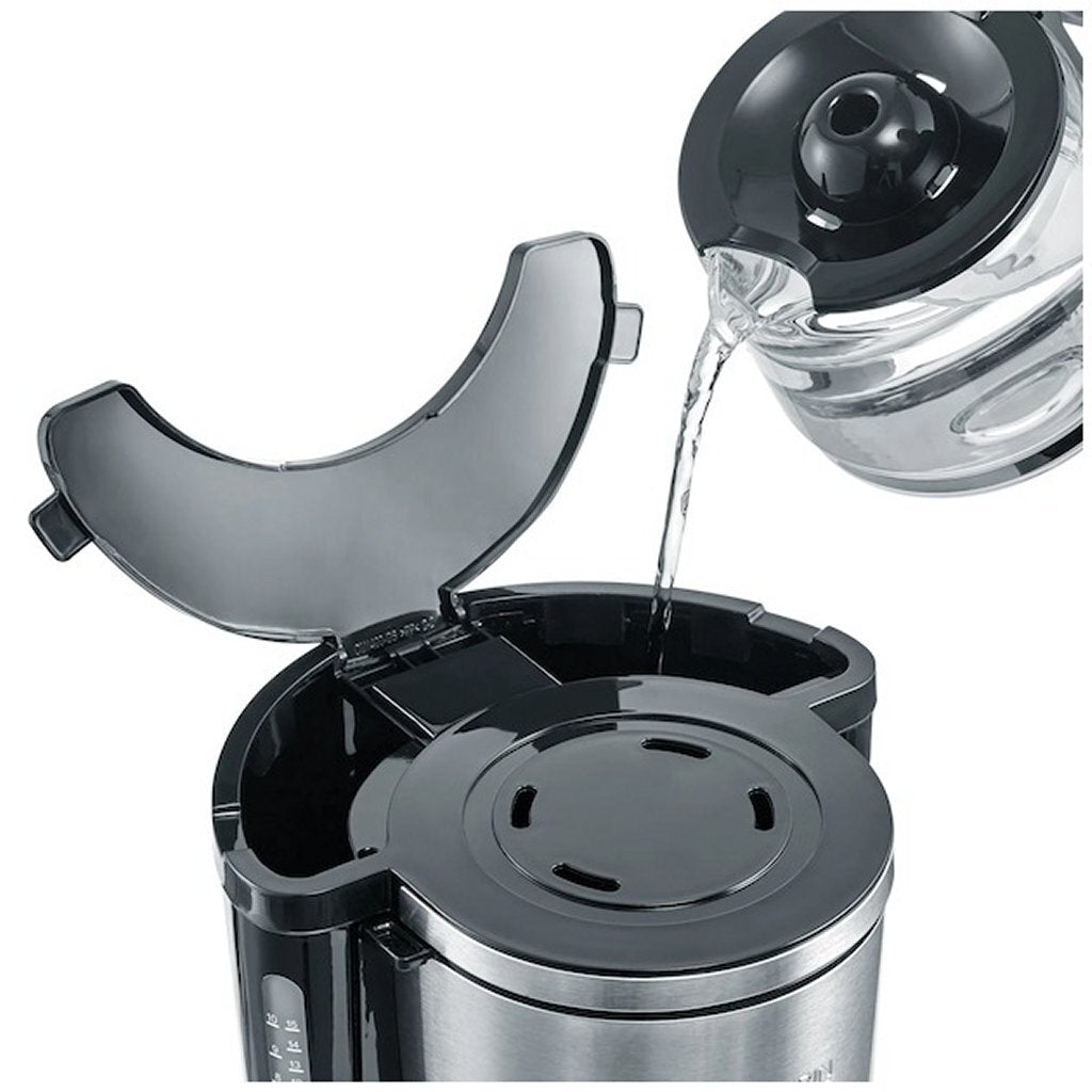 Severin KA4823 kaffemaskine sort rustfrit stål