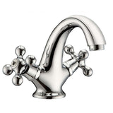 Schütte Schütte Washbasin mixer two -buttons each chrome -colored
