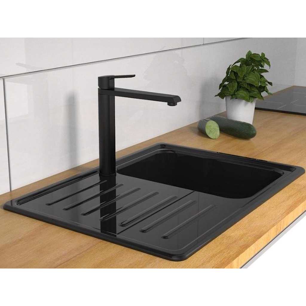 Schütte schütte un mixer button vita matzwart