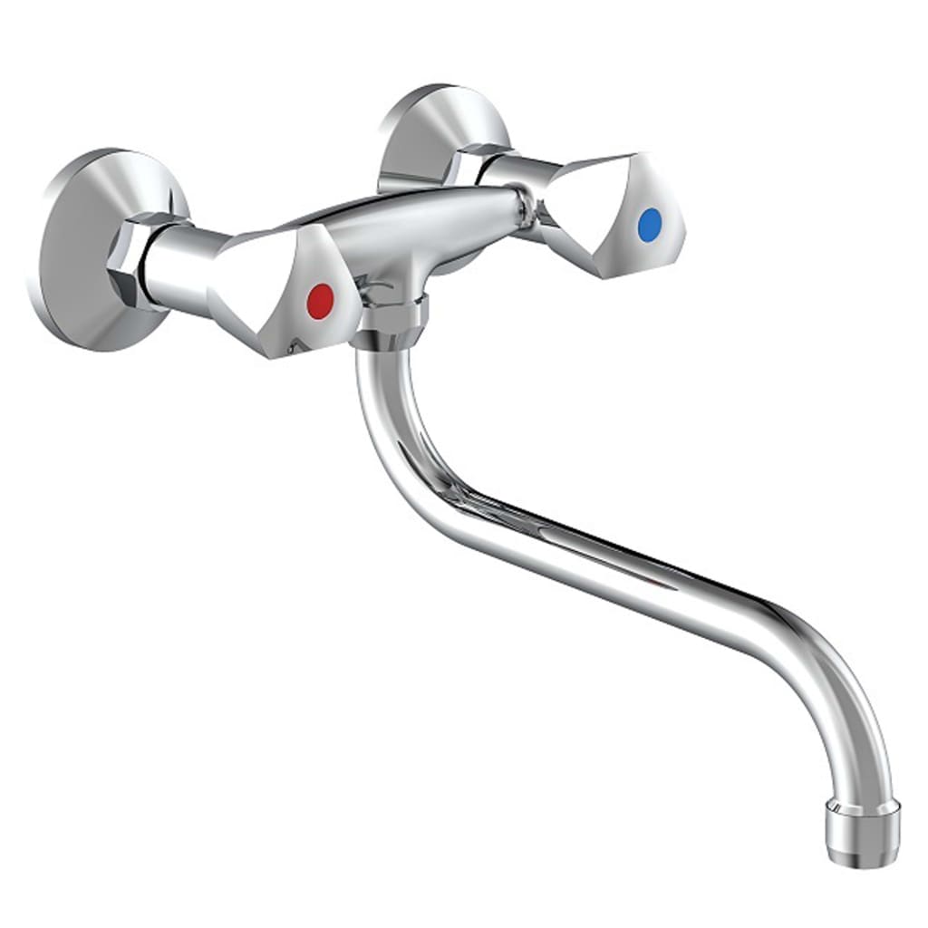 Schütte miscelatore da parete a due manopole cesti colore cromo