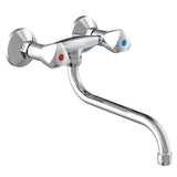 Schütte miscelatore da parete a due manopole cesti colore cromo
