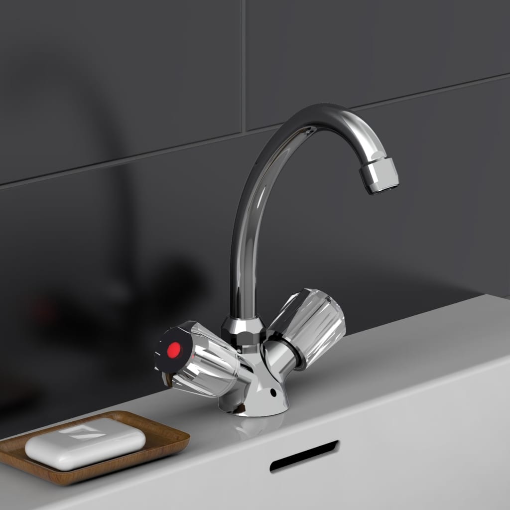 Schütte Schütte Washbasin Mixed Crane two -buttons savino chrome -colored