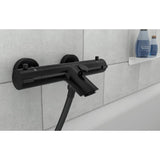 Schüte Schütete Bad-brusebad mixer London Thermostatic 5,5 cm mat sort