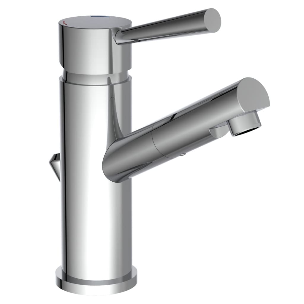 Schütt Schütt Washbasin gemëscht Aktolm Chrom -Colorored