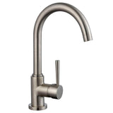 Schütte schütte eenknops mixer con look in acciaio inossidabile a bassa pressione in cornwall rotondo