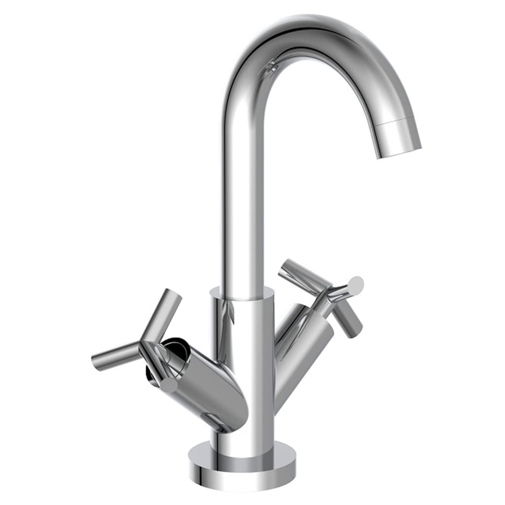 Schütte Schütte Washbasin Mešani žerjav Dva -buttons Eliot Chrome -Cororored