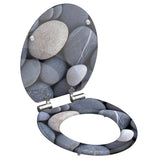 Schützt Schütten Tilet-Sëtz mat Soft-Top Stone