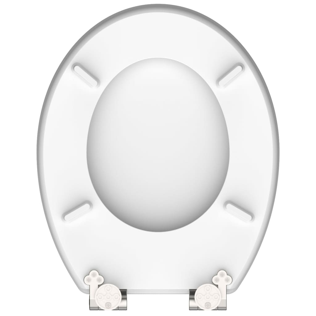 Schütt Toilette Sëtz mat mëllen-zouen Oasis MDF Héich Glanz