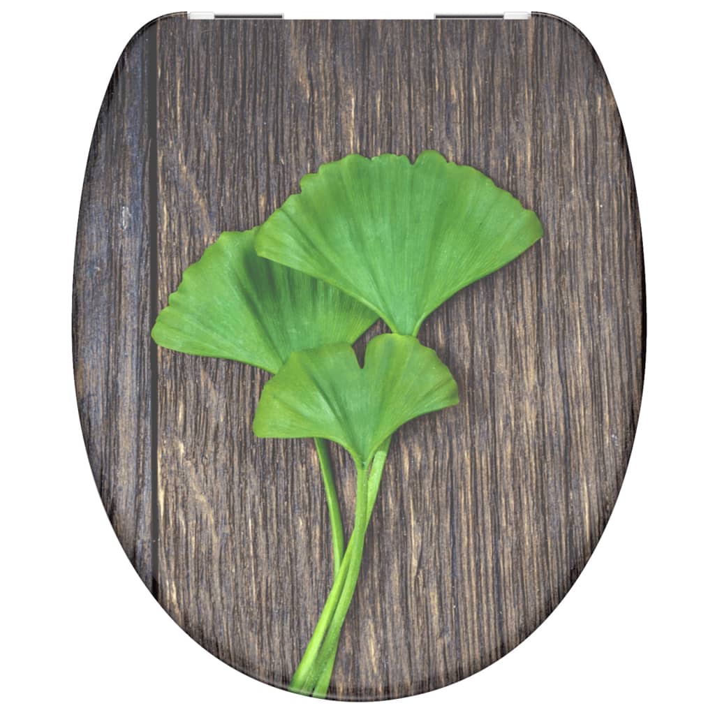 Toaletni sedež Schütte z mehkim lesom Ginkgo