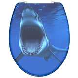 Schütte toilet seat with soft-close Quick-release Shark