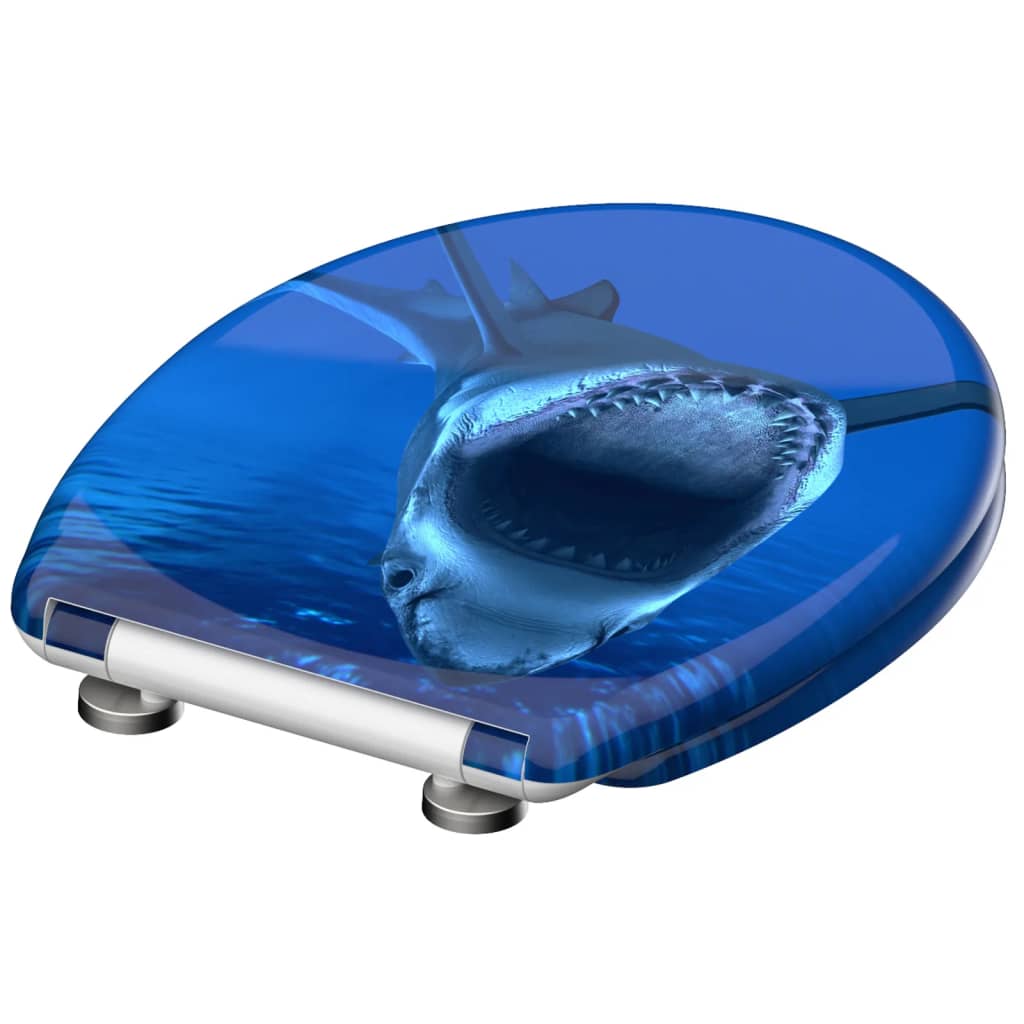 Schütte toilet seat with soft-close Quick-release Shark
