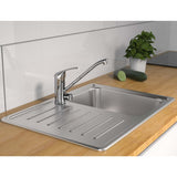 Schütte Schütte One -Button -Mixer mit Machine Connection Ultra Chrome -gelenkt
