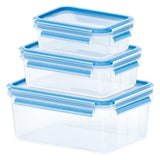 EMSA 508566 Clip Close Versholping Boxes 0,55L 1L 2,3L 3 kose modra