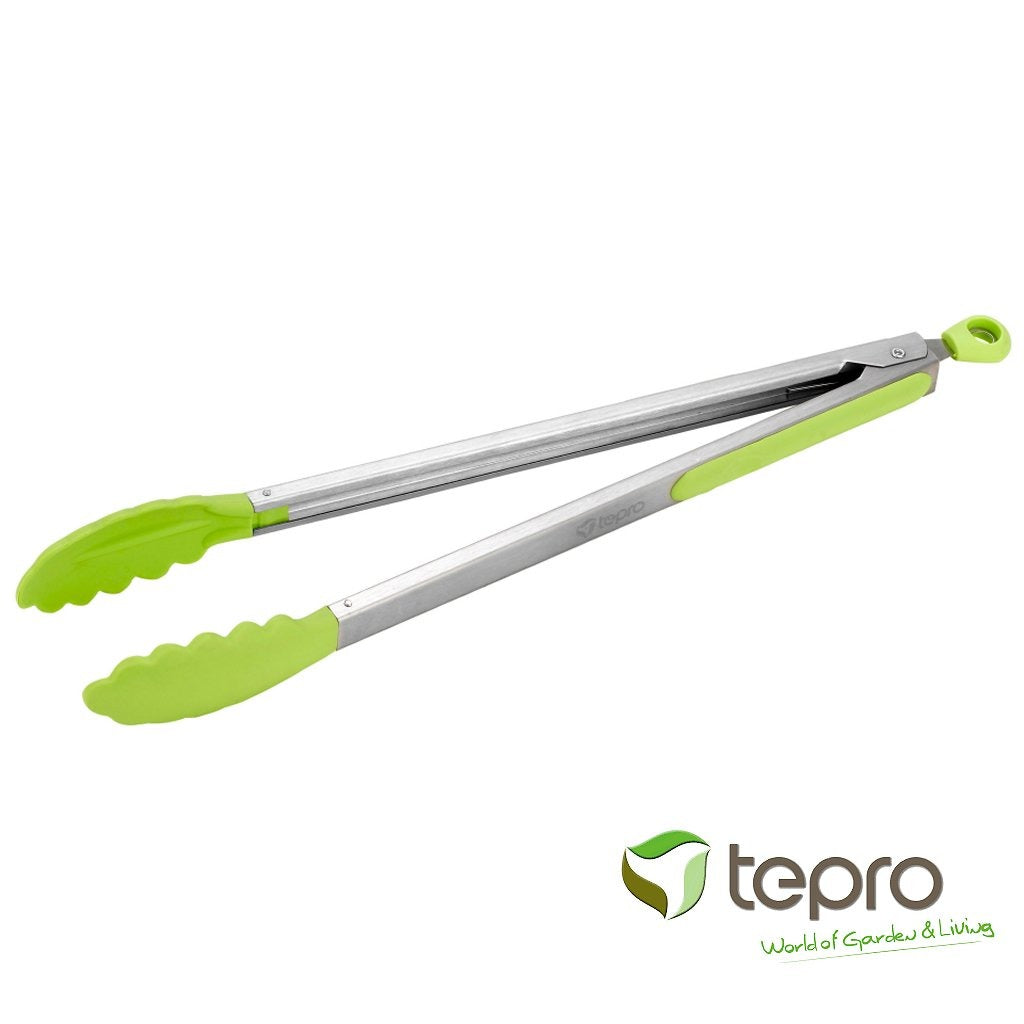 Gepro 8344 Barbecuetang in acciaio inossidabile verde