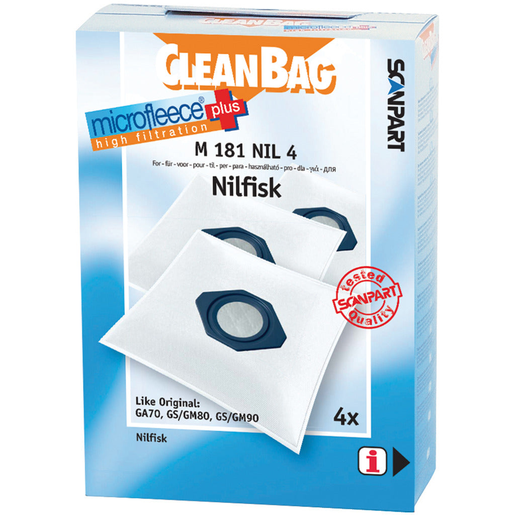 SCANPART Microfleece+ Bold Bag Nilfisk GA70-GS80-90
