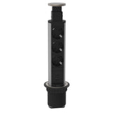 Schütte Socket built -in triple E1 Black