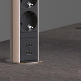 Schütte Socket built -in triple E1 Black