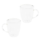 HI Cappuccinoglazens Set 2 pezzi 270 ml trasparente