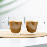 HI Cappuccinoglazens Set 2 pezzi 270 ml trasparente