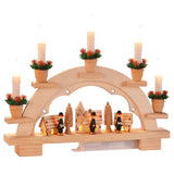 Ciao ciao arco di Natale con illuminazione