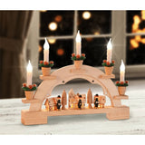 Ciao ciao arco di Natale con illuminazione