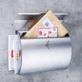 Salut Bréifkëscht mat Zeitungshalter 38x13,3X30.4 cm Edelstol
