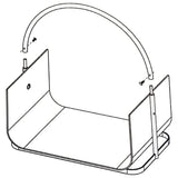 Ciao supporto per legna da ardere 40.5x30x47 cm di colore argento