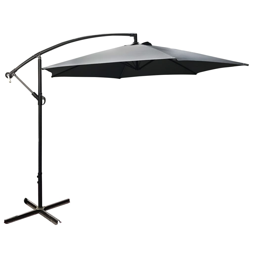 Hi Hi Floating parasol 3 m Anthracite -colored