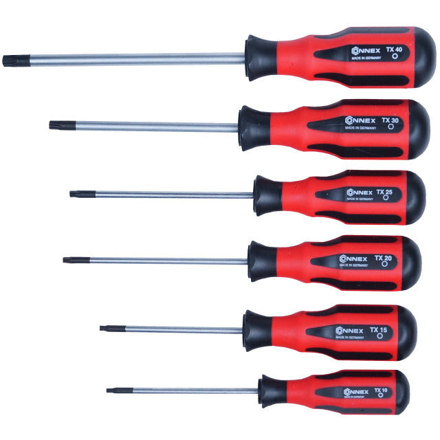 Connex Cox312996 6-part TX screwdriver set 2Com