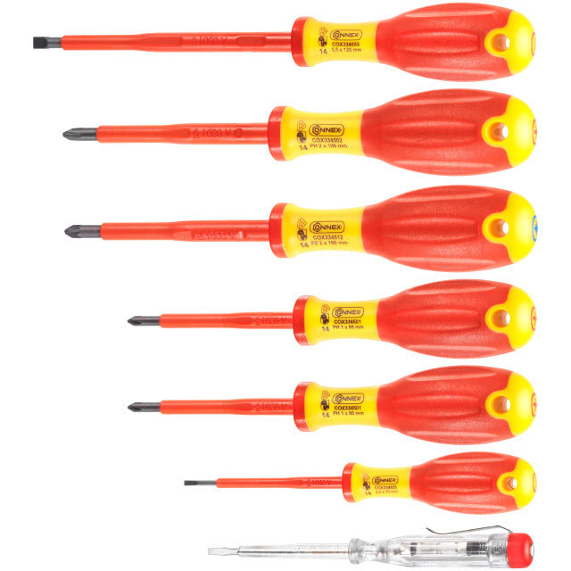 Connex Cox334207 7-piece screwdriver set 1kv 2c