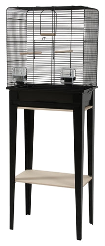 Zolux Bird Cage chic loft med møbler sort