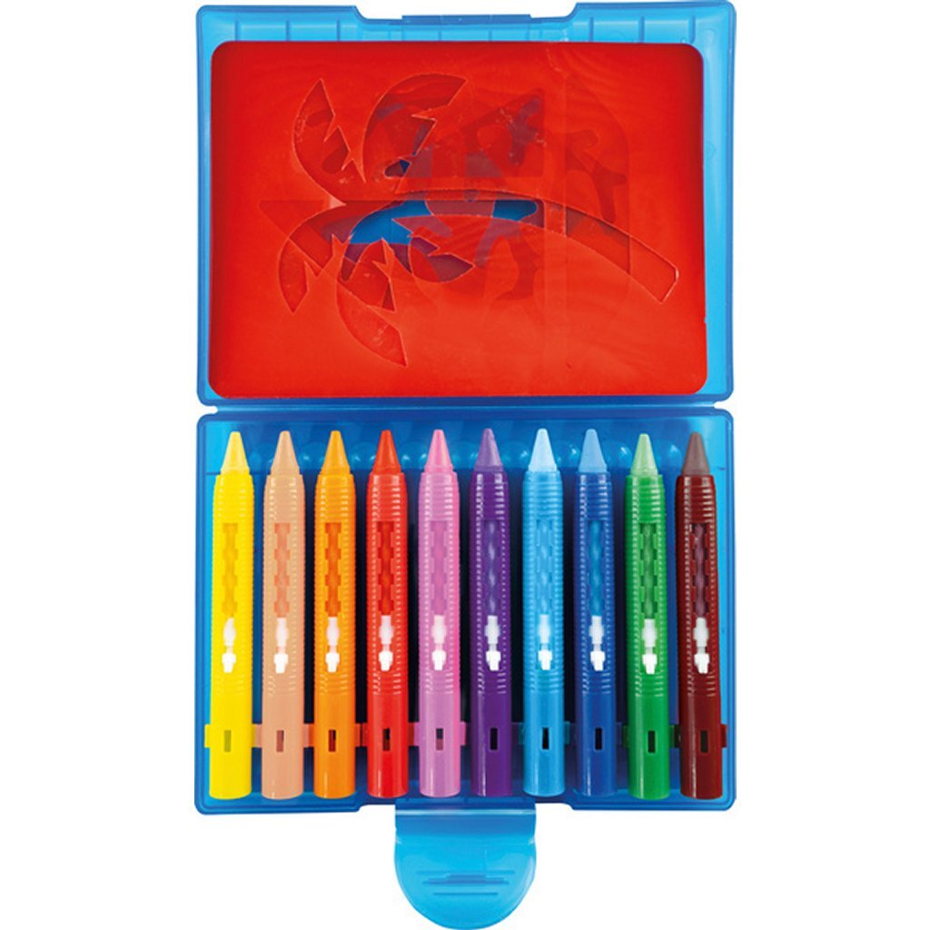 Eberhard Faber EF-524110 Bath chalk 10 pieces storage box incl. 5 patterns