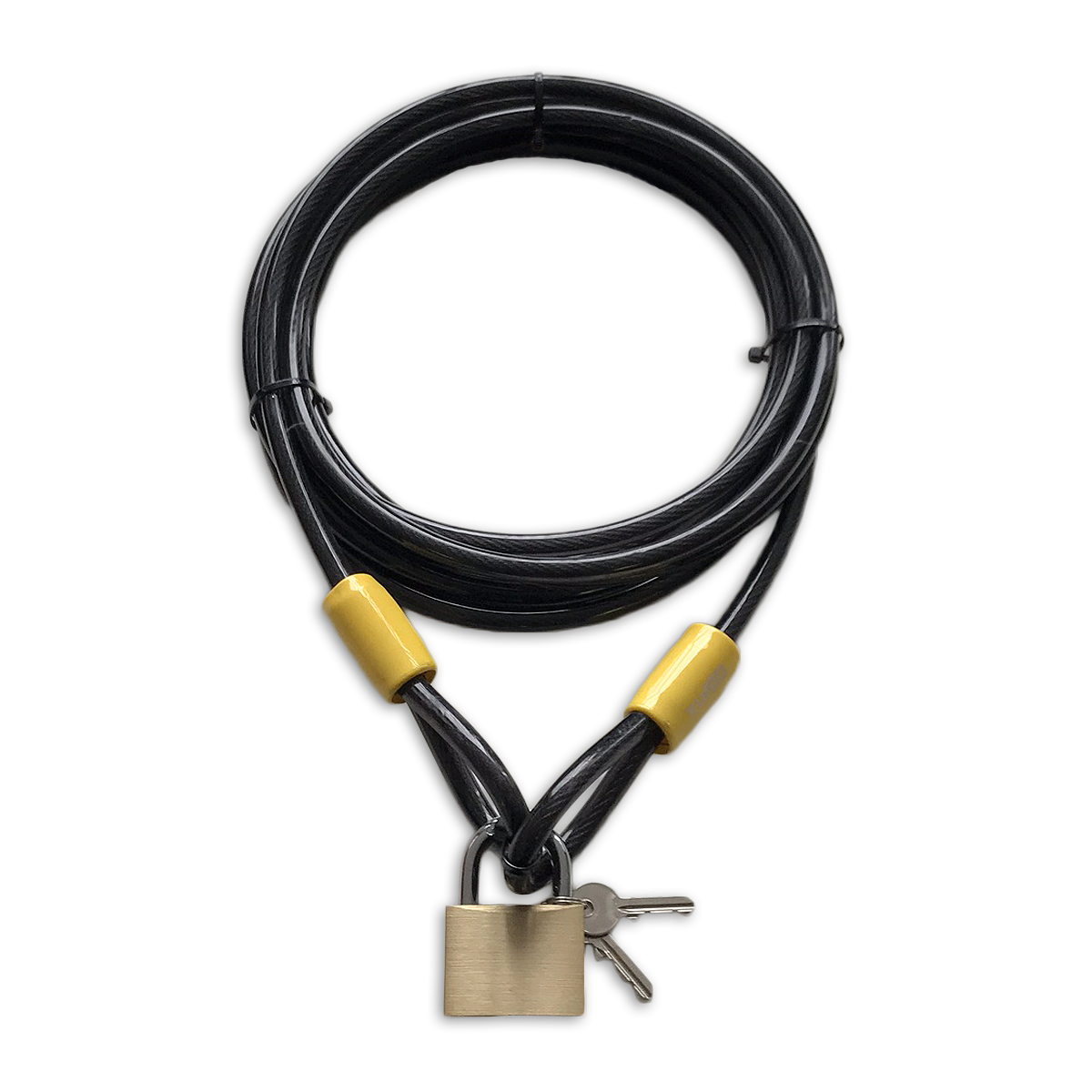Lynx terasový kabel - 5m kolný kabel zámek (mosaz)